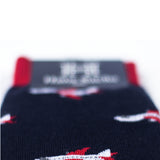 Aviones fondo Azul Oscuro - Medias Hans Sachs