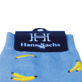 Banana fondo Azul Claro - Medias Hans Sachs - Hans Sachs