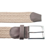 Cinturon Trenzado Beige Elastico - Hans Sachs Basics - Hans Sachs