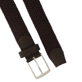 Cinturon Trenzado Cafe Elastico - Hans Sachs Basics - Hans Sachs