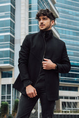 PREVENTA - Chaqueta de Paño Negro - Hans Sachs Fleurs