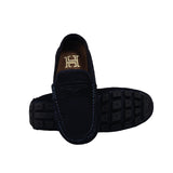 Mocasin Cuero Nobuck Cinta Azul - Hans Sachs - Hans Sachs