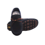 Mocasin Cuero Nobuck Cordon Azul - Hans Sachs - Hans Sachs