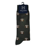 Monos fondo Verde - Medias Hans Sachs