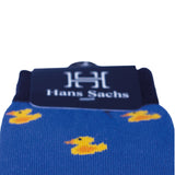 Patos fondo Azul Claro - Medias Hans Sachs - Hans Sachs