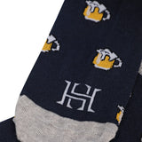 Tobilleras Cervezas fondo Azul Oscuro - Medias Hans Sachs - Hans Sachs