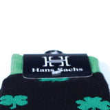 Treboles fondo Negro - Medias Hans Sachs