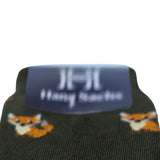 Zorros fondo Verde - Medias Hans Sachs