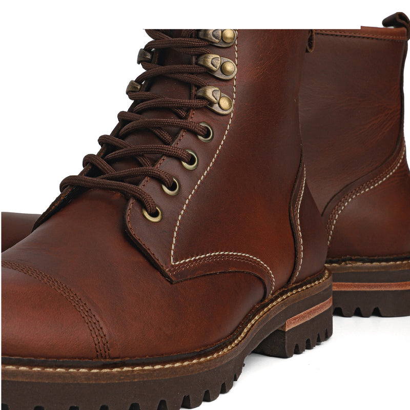 Calzado Botas Cuero Cafe Toney Bota Hombre Cuero Café Aldo Aldo Chile
