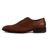 Zapato Oxford Cuero Liso Miel - Hans Sachs