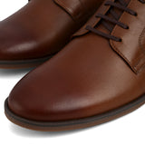 Zapato Formal Cuero Liso Miel - Hans Sachs